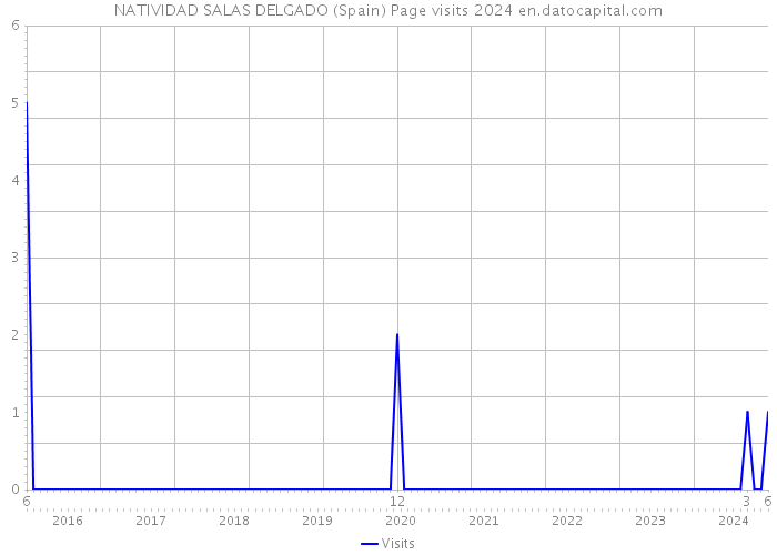 NATIVIDAD SALAS DELGADO (Spain) Page visits 2024 