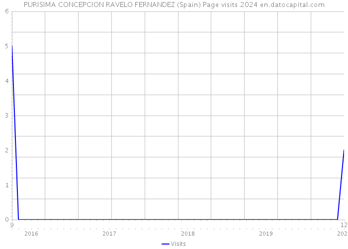 PURISIMA CONCEPCION RAVELO FERNANDEZ (Spain) Page visits 2024 