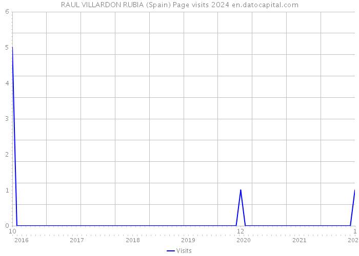 RAUL VILLARDON RUBIA (Spain) Page visits 2024 