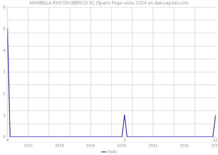 MARBELLA RINCON IBERICO SC (Spain) Page visits 2024 
