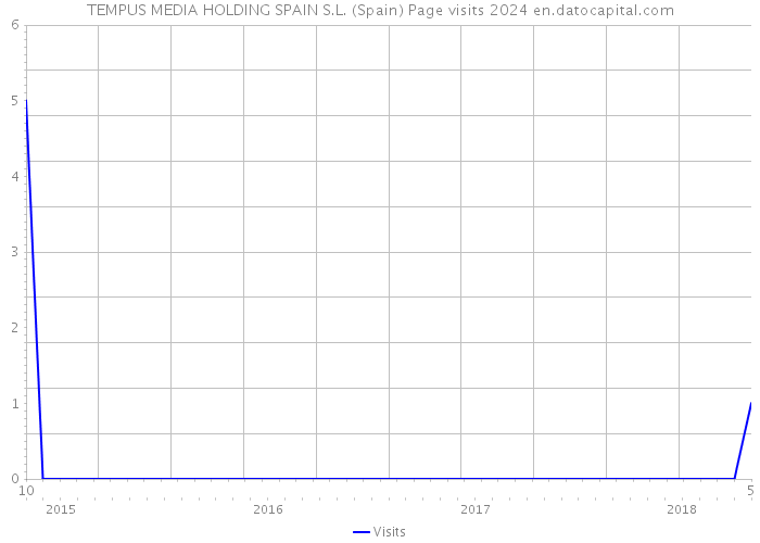 TEMPUS MEDIA HOLDING SPAIN S.L. (Spain) Page visits 2024 