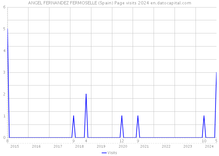 ANGEL FERNANDEZ FERMOSELLE (Spain) Page visits 2024 
