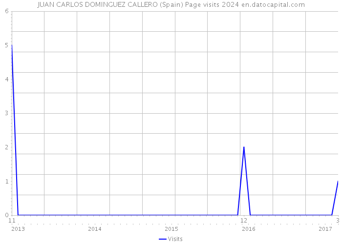 JUAN CARLOS DOMINGUEZ CALLERO (Spain) Page visits 2024 