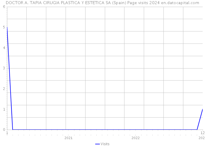 DOCTOR A. TAPIA CIRUGIA PLASTICA Y ESTETICA SA (Spain) Page visits 2024 