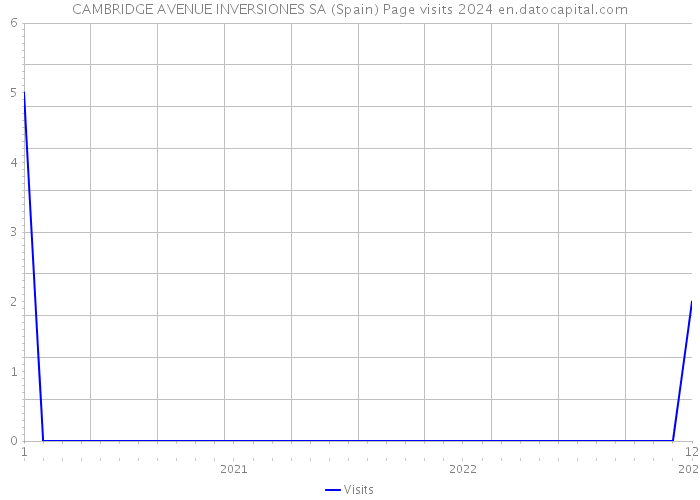 CAMBRIDGE AVENUE INVERSIONES SA (Spain) Page visits 2024 