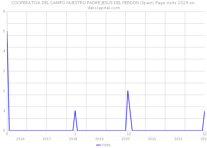 COOPERATIVA DEL CAMPO NUESTRO PADRE JESUS DEL PERDON (Spain) Page visits 2024 