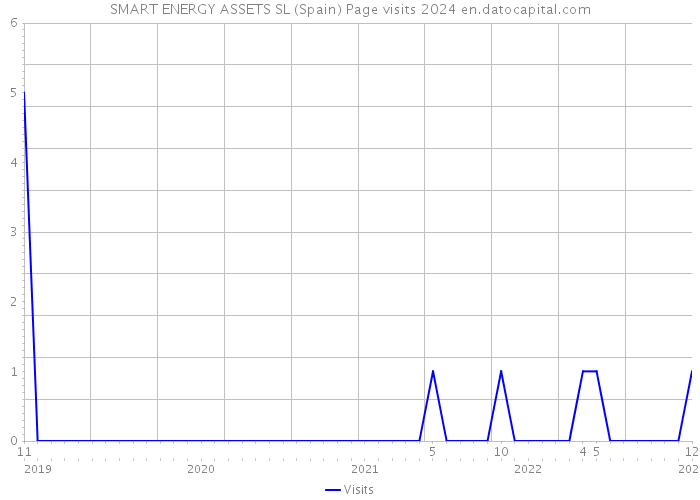 SMART ENERGY ASSETS SL (Spain) Page visits 2024 