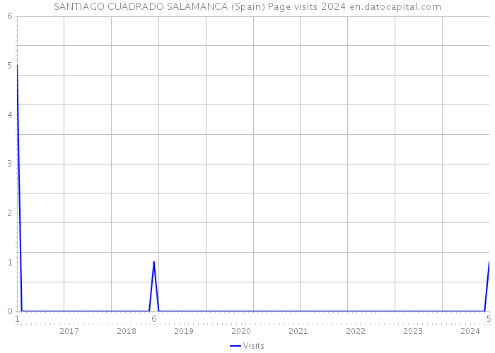 SANTIAGO CUADRADO SALAMANCA (Spain) Page visits 2024 