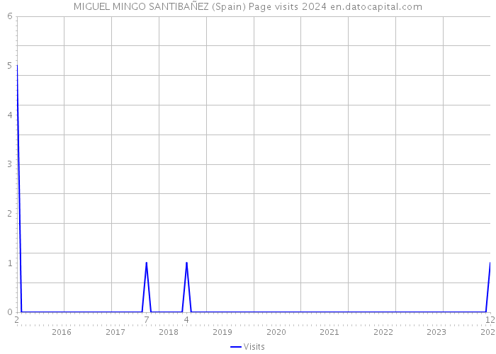 MIGUEL MINGO SANTIBAÑEZ (Spain) Page visits 2024 