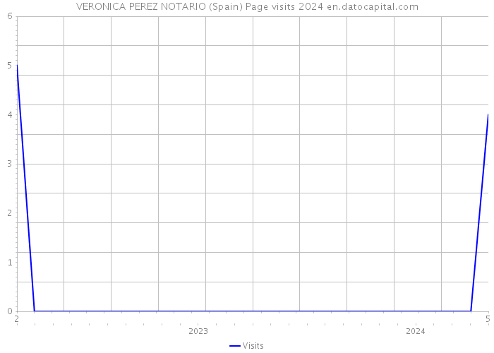 VERONICA PEREZ NOTARIO (Spain) Page visits 2024 