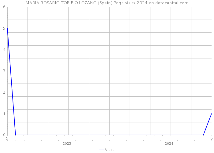 MARIA ROSARIO TORIBIO LOZANO (Spain) Page visits 2024 