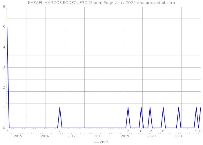 RAFAEL MARCOS BODEGUERO (Spain) Page visits 2024 