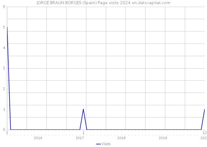 JORGE BRAUN BORGES (Spain) Page visits 2024 