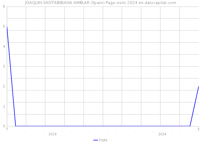 JOAQUIN SANTABIBIANA AMBLAR (Spain) Page visits 2024 