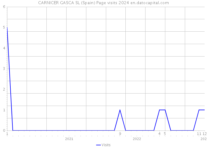 CARNICER GASCA SL (Spain) Page visits 2024 
