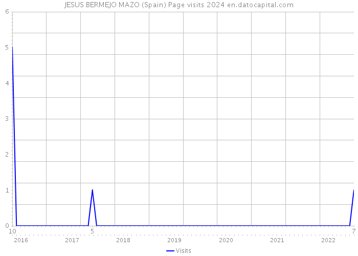 JESUS BERMEJO MAZO (Spain) Page visits 2024 