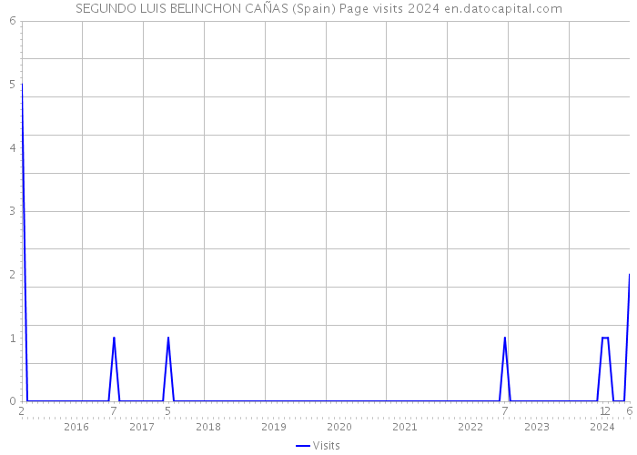 SEGUNDO LUIS BELINCHON CAÑAS (Spain) Page visits 2024 