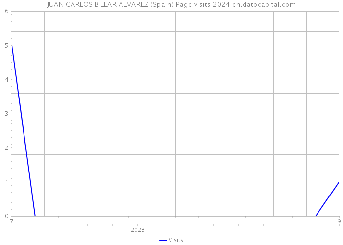 JUAN CARLOS BILLAR ALVAREZ (Spain) Page visits 2024 