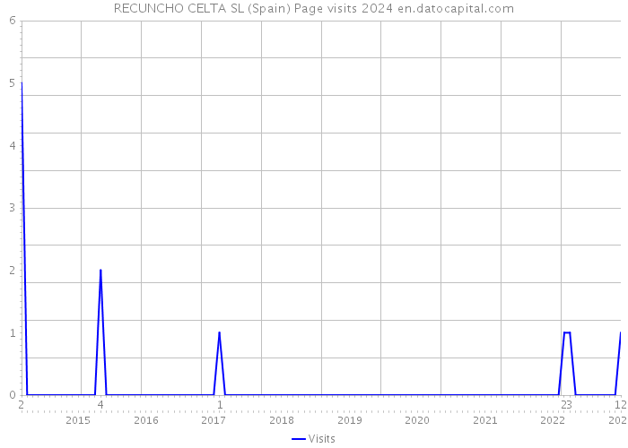 RECUNCHO CELTA SL (Spain) Page visits 2024 