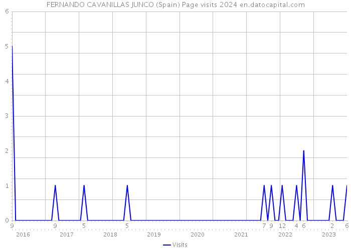FERNANDO CAVANILLAS JUNCO (Spain) Page visits 2024 