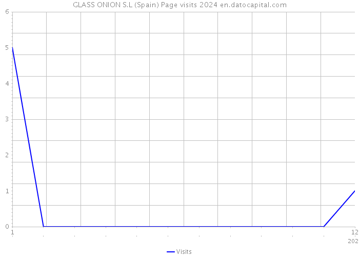 GLASS ONION S.L (Spain) Page visits 2024 