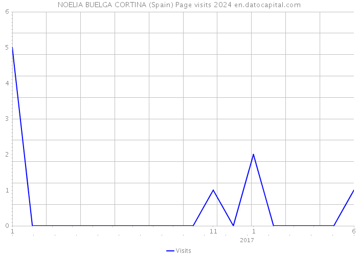 NOELIA BUELGA CORTINA (Spain) Page visits 2024 