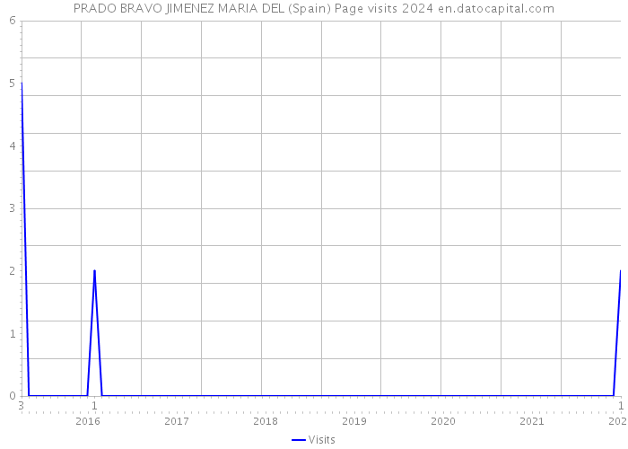 PRADO BRAVO JIMENEZ MARIA DEL (Spain) Page visits 2024 