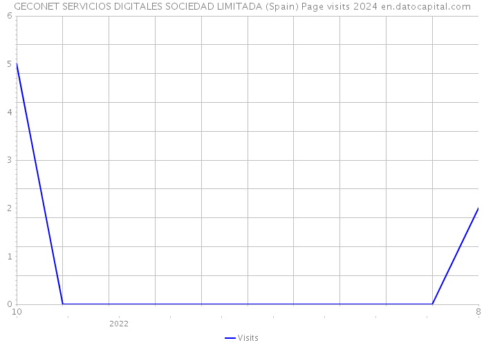 GECONET SERVICIOS DIGITALES SOCIEDAD LIMITADA (Spain) Page visits 2024 
