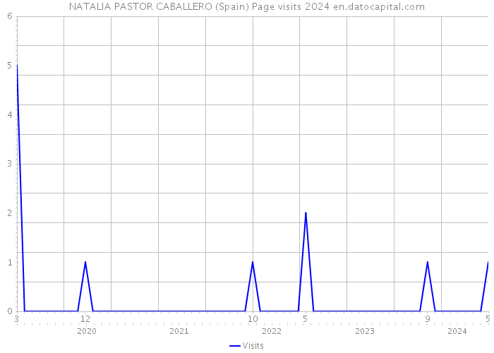 NATALIA PASTOR CABALLERO (Spain) Page visits 2024 