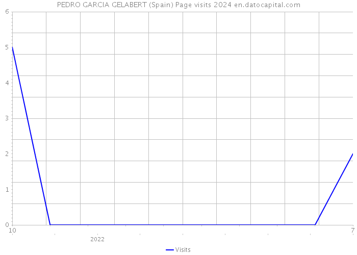 PEDRO GARCIA GELABERT (Spain) Page visits 2024 