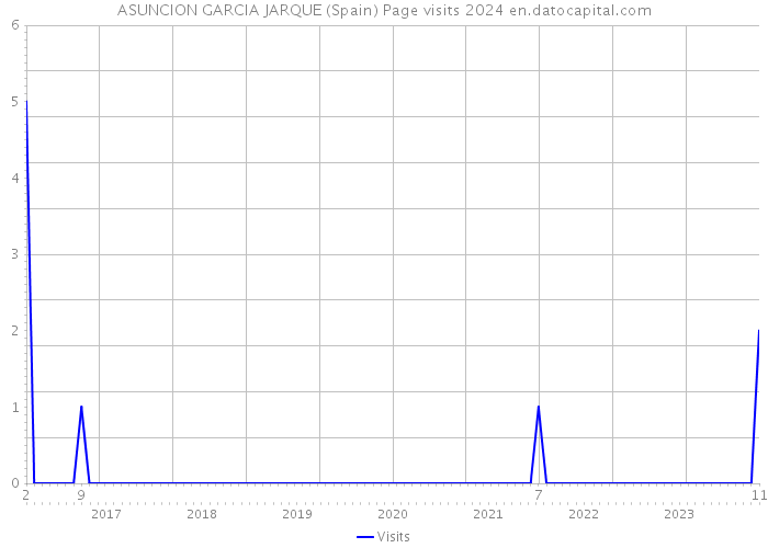 ASUNCION GARCIA JARQUE (Spain) Page visits 2024 