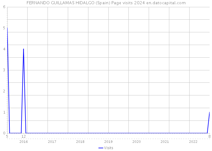 FERNANDO GUILLAMAS HIDALGO (Spain) Page visits 2024 