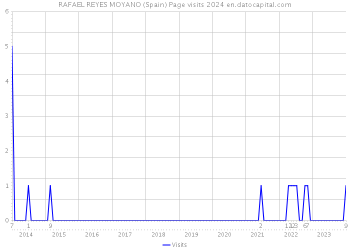 RAFAEL REYES MOYANO (Spain) Page visits 2024 