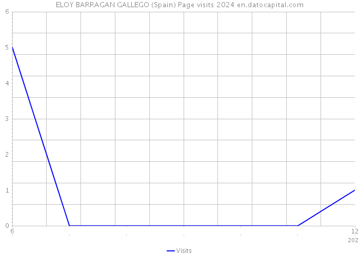 ELOY BARRAGAN GALLEGO (Spain) Page visits 2024 