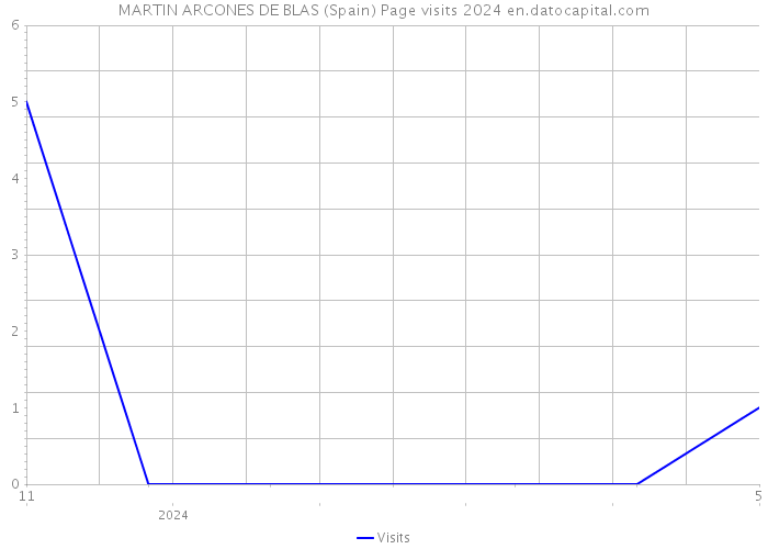 MARTIN ARCONES DE BLAS (Spain) Page visits 2024 