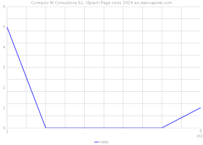 Contacto M Consultora S.L. (Spain) Page visits 2024 