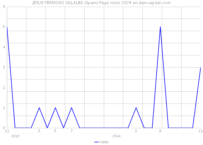 JESUS FERMOSO VILLALBA (Spain) Page visits 2024 