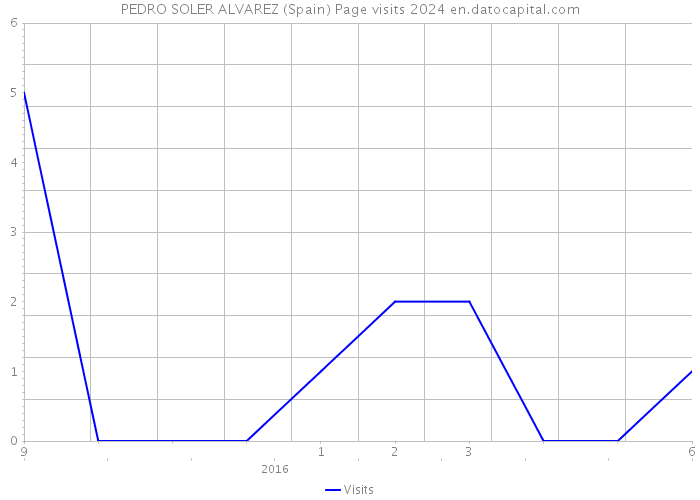 PEDRO SOLER ALVAREZ (Spain) Page visits 2024 