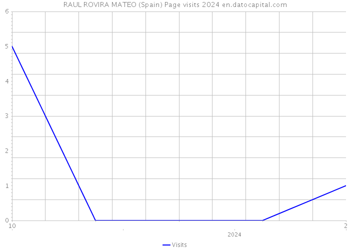RAUL ROVIRA MATEO (Spain) Page visits 2024 