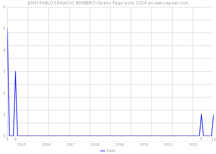 JUAN PABLO KRAJACIC BARBERO (Spain) Page visits 2024 
