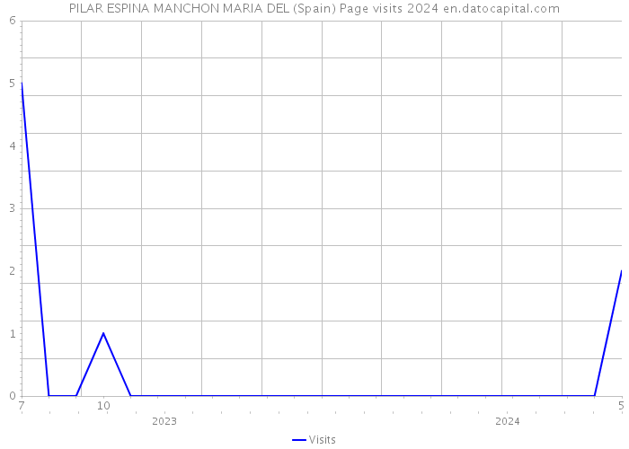 PILAR ESPINA MANCHON MARIA DEL (Spain) Page visits 2024 