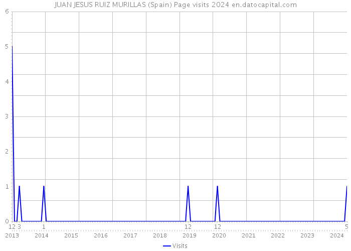 JUAN JESUS RUIZ MURILLAS (Spain) Page visits 2024 