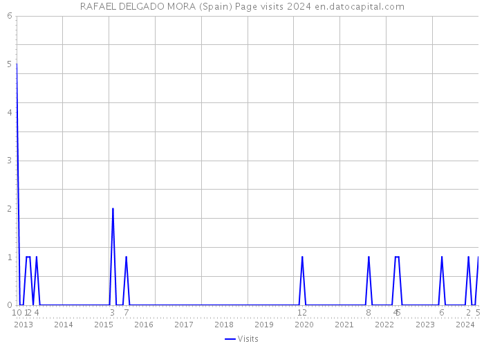 RAFAEL DELGADO MORA (Spain) Page visits 2024 