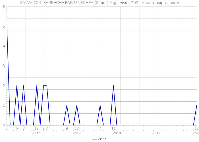 SALVADOR IBARRECHE BARRENECHEA (Spain) Page visits 2024 