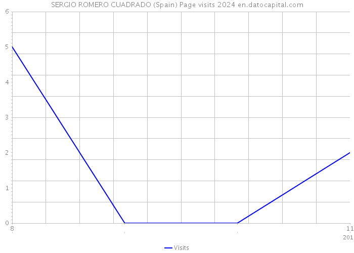 SERGIO ROMERO CUADRADO (Spain) Page visits 2024 