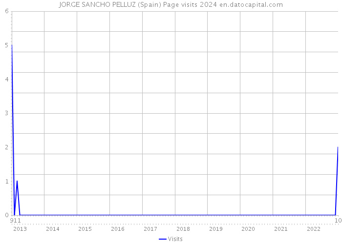 JORGE SANCHO PELLUZ (Spain) Page visits 2024 