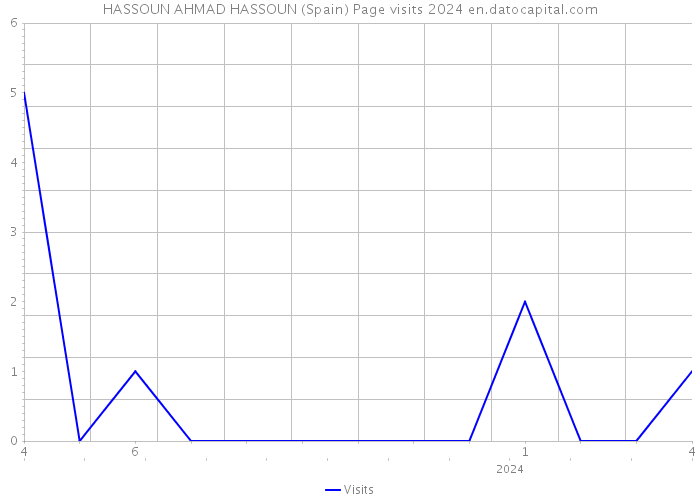HASSOUN AHMAD HASSOUN (Spain) Page visits 2024 