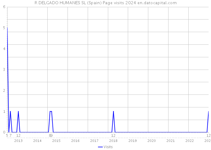 R DELGADO HUMANES SL (Spain) Page visits 2024 