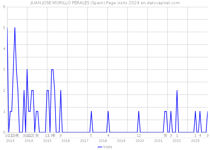 JUAN JOSE MORILLO PERALES (Spain) Page visits 2024 