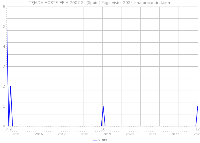 TEJADA HOSTELERIA 2007 SL (Spain) Page visits 2024 